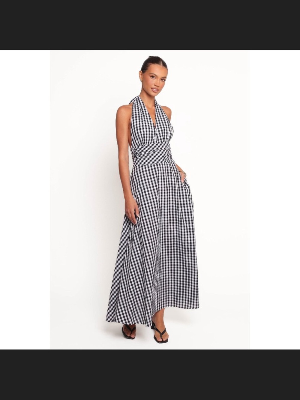 Petal & Pup Solene Maxi Halterneck Dress